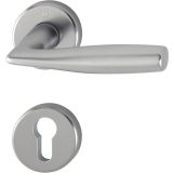 ALU KLJUKA ZA VRATA HOPPE VITORIA Z ROZETO F9 CILINDER