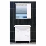 MDF KOPALNIŠKI BLOK FEROTEHNA VIVA 80 L BELA S PREDALI IN VRATI 81X50X180 CM