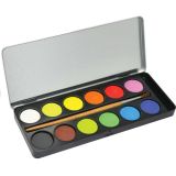 VODENE BARVICE KARBON V KOVINSKI ŠKATLI