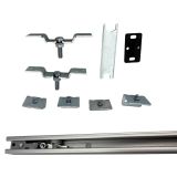VODILO ZA POMIČNA VRATA GEZE 1650 MM KOMPLET ALUMINIJ SISCO SILENT