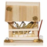 JASLICE EUROMARCHI VODNJAK LESENI 9X12 CM NARAVNE SVETLE BARVE