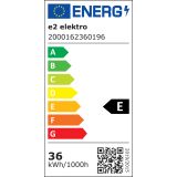 VODOTESNA LED SVETILKA E2 36W PLUS S SENZORJEM M