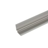 STOPNIŠČNI ALU PROFIL CEZAR VOGALNI 26X26X3MM 2.7M SREBRN