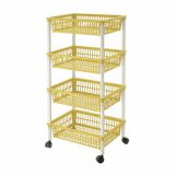 VOZIČEK TONTARELLI 40X29X85CM MITO 4 KOŠARICE