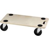 ROČNI VOZIČEK DÖRNER + HELMER VOZIČEK Z LESENO PLOŠČO 590X290MM TRDA TLA 300KG