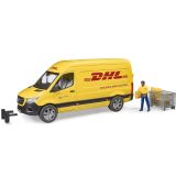 VOZILA BRUDER KOMBI MB SPRINTER DHL 44 CM S FIGUR 02671