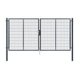 VRATA ZA OGRAJO DVOKRILNA 4.12X1.78M RAL7016 SUPER