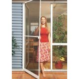 SCHELLENBERG KOMARNIK ZA VRATA Z ALUMINIJASTIM OKVIRJEM BASIC 100X210 CM, BEL