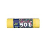 VREČKE ZA SMETI PISKAR 50 L S TRAKOM 12/1 50X65 CM