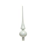 VRH ZA JELKO DECORIS HLADNO BELE BARVE SIJOČ VIŠINA 26 CM