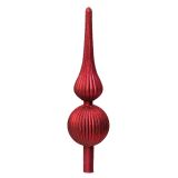 VRH ZA JELKO DECORIS RDEČA VIŠINA 31 CM VZOREC, SORTIRANO