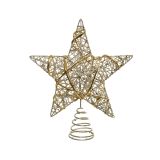 VRH ZA JELKO DECORIS ZVEZDA ZLATE BARVE