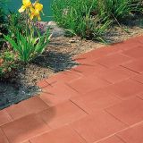 BETONSKA PLOŠČA SEMMELROCK VRTNA PLOŠČA 40/40/3.8 CM RDEČA