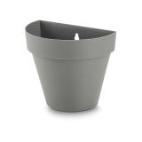 STOJALO ZA ROŽE DELIMANO GROW VRTNA STENA SIVA S 4 LONČKI 18X11X16CM