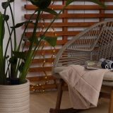 VRTNE LUČKE LUMINEO SOLARNA VRTNA LUČ IZ JUTE, DOLŽINA 500 CM