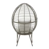 VRTNI STOL JAJČEK DECORIS EVORA PLETEN