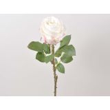 UMETNO CVETJE VRTNICA ENOJNA 55CM KREM