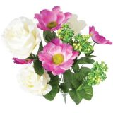 SVILENO CVETJE DAR VRTNICA, ANEMONAX ŠOPEK X11, SIVKA, KREM