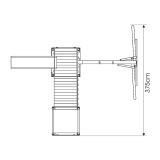 VRTNO IGRALO 4IQ OTROŠKO PLEZALO FRANEK LUX S TOBOGANOM