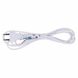 VRVICA EMOS 2X0.75 H03VVH2-F PVC 3M PLOŠČAT VTIKAČ BELA