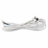 VRVICA EMOS 3X0.75 H05VV-F 3G PVC 3M ŠUKO KOTNI VTIKAČ BELA