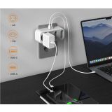 VTIČNI RAZDELILEC TESSAN 324C 1X SCHUKO + 2X EURO VTIČNICI, 1X USB-A, 1X USB-C