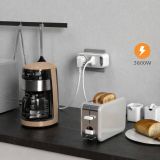 VTIČNI RAZDELILEC TESSAN 324C 1X SCHUKO + 2X EURO VTIČNICI, 1X USB-A, 1X USB-C