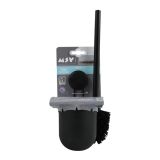 MSV WC ŠČETKA NA VAKUUM 14.5 X 8.5 X 35.5 CM KROM, ČRNA MEGA VENTOUSES