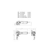 KOTNI BRUSILNIK METABO WE 15-125 HD SET GED