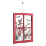 SLIKA BIZZOTTO WINDOW SNOWMAN ORNAMENT
