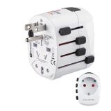 WORLD TRAVEL PRO WORLD TRAVEL ADAPTER, 3-PIN