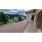 WPC DESKA ZA TERASO KAVA 2200X150X25 MM OZKO/ŠIROKO REBRANA