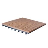 WPC DESKA ZA TERASO KLIK PLOŠČA RJAVA 300X300X22 MM