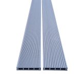 WPC DESKA ZA TERASO SVETLO SIVA 2200X150X25 MM OZKO/ŠIROKO REBRANA