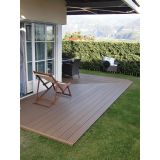 WPC DESKA ZA TERASO KAVA 2200X150X25 MM OZKO/ŠIROKO REBRANA
