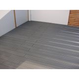 WPC DESKA ZA TERASO SVETLO SIVA 2200X150X25 MM OZKO/ŠIROKO REBRANA
