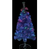 NOVOLETNA JELKA MQ Z OPTIČNIMI VLAKNI 150 CM ZELENA