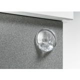 PVC OBEŠALNA KLJUKA HETTICH DIY SAMOLEPILNA, FI 36X20 MM, PROZOREN