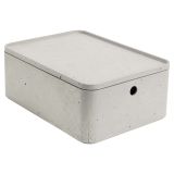 KOŠARA CURVER ZA SHRANJEVANJE, BETON, M, S POKROVOM