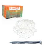 POKRIVNA KAPICA ZA VF 7.5 VIJAKE I30 BELA RAL 9010