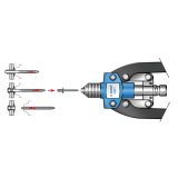 ROČNE KLEŠČE ZA ZAKOVICE UNIOR ZA ZAKOVICE 3.2-6.4 MM IN MATICE M4-M10 ART. 1301