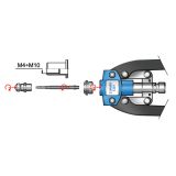 ROČNE KLEŠČE ZA ZAKOVICE UNIOR ZA ZAKOVICE 3.2-6.4 MM IN MATICE M4-M10 ART. 1301