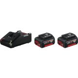 ZAČETNI KOMPLET BOSCH 2 X GBA 18V 4.0 AH + GAL 18V-40 PROFESSIONAL