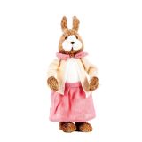 POMLADNA FIGURA GLOSSTYLE ZAJČICA 55 CM IZ SLAME