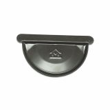 ZAKLJUČEK ZA ŽLEB ŠUŠTERŠIČ 28 CM POCINKAN RJAV