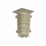 ZAKLJUČEK/ROZETA FN NOTRANJI KOT SREBR. JESEN 2 KOS ZA PVC LETEV