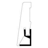 ZAKLJUČNA TALNA LETEV KRONOTEX HRAST PREMIUM SIVI 19X58X2400 MM MDF