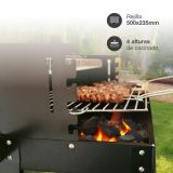 ŽAR NA OGLJE GSC MUSTERS 520X270MM JEKLO