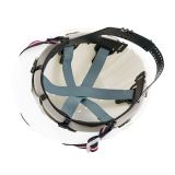 ZAŠČITNA ČELADA BELA GRADBENA TIP 200 Z REGULACIJO ZADAJ