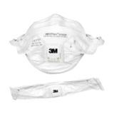 ZAŠČITNA RESPIRATOR MASKA 3M ZA DELCE VFLEX 9162E FFP2 Z VENTILOM, PAK=10 KOS